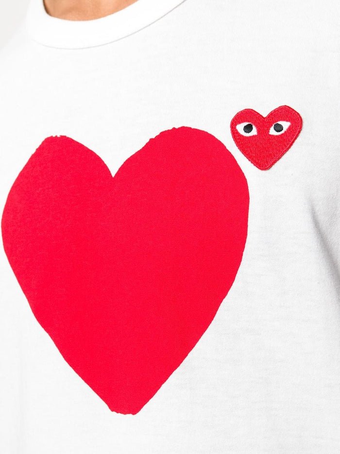 Comme Des Garcons Play T-shirt White Man 2