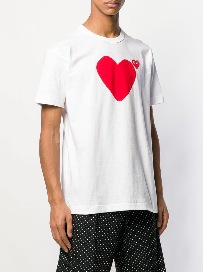 Comme Des Garcons Play T-shirt White Man 4